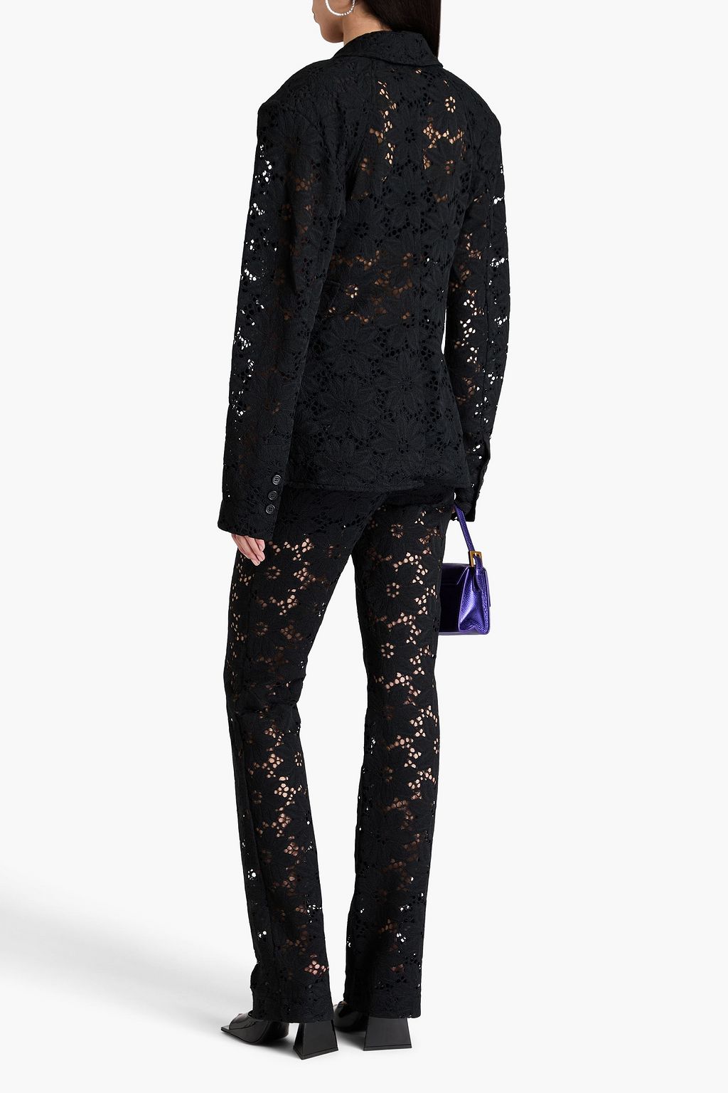 ROTATE BIRGER CHRISTENSEN 코드 레이스 블레이저