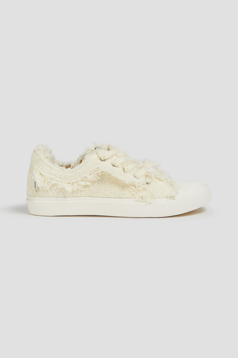 Zimmermann Trainers Aus Frottee Mit Fransen In Creme