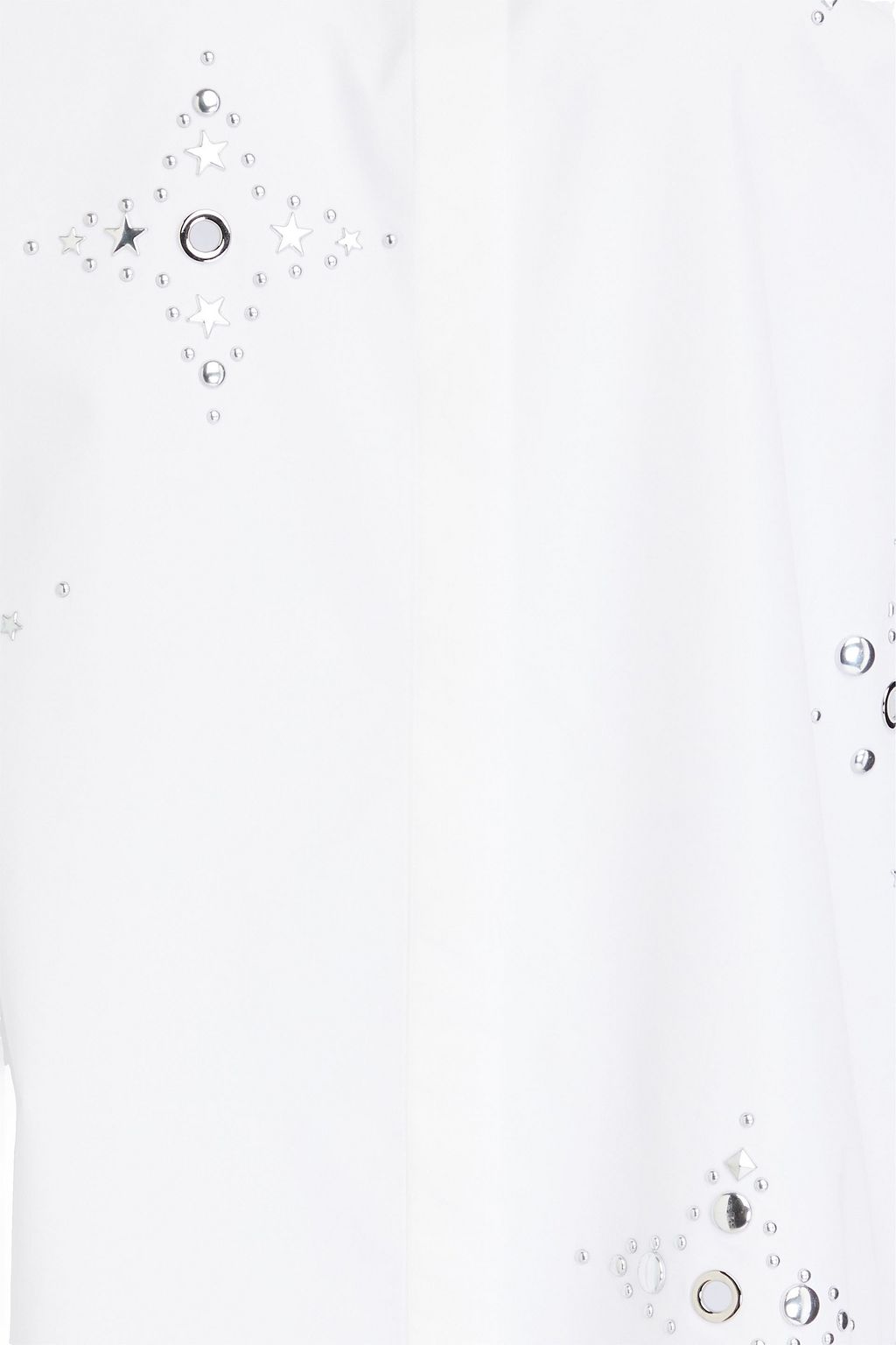 3.1 PHILLIP LIM Liberty embellished cotton-blend poplin shirt