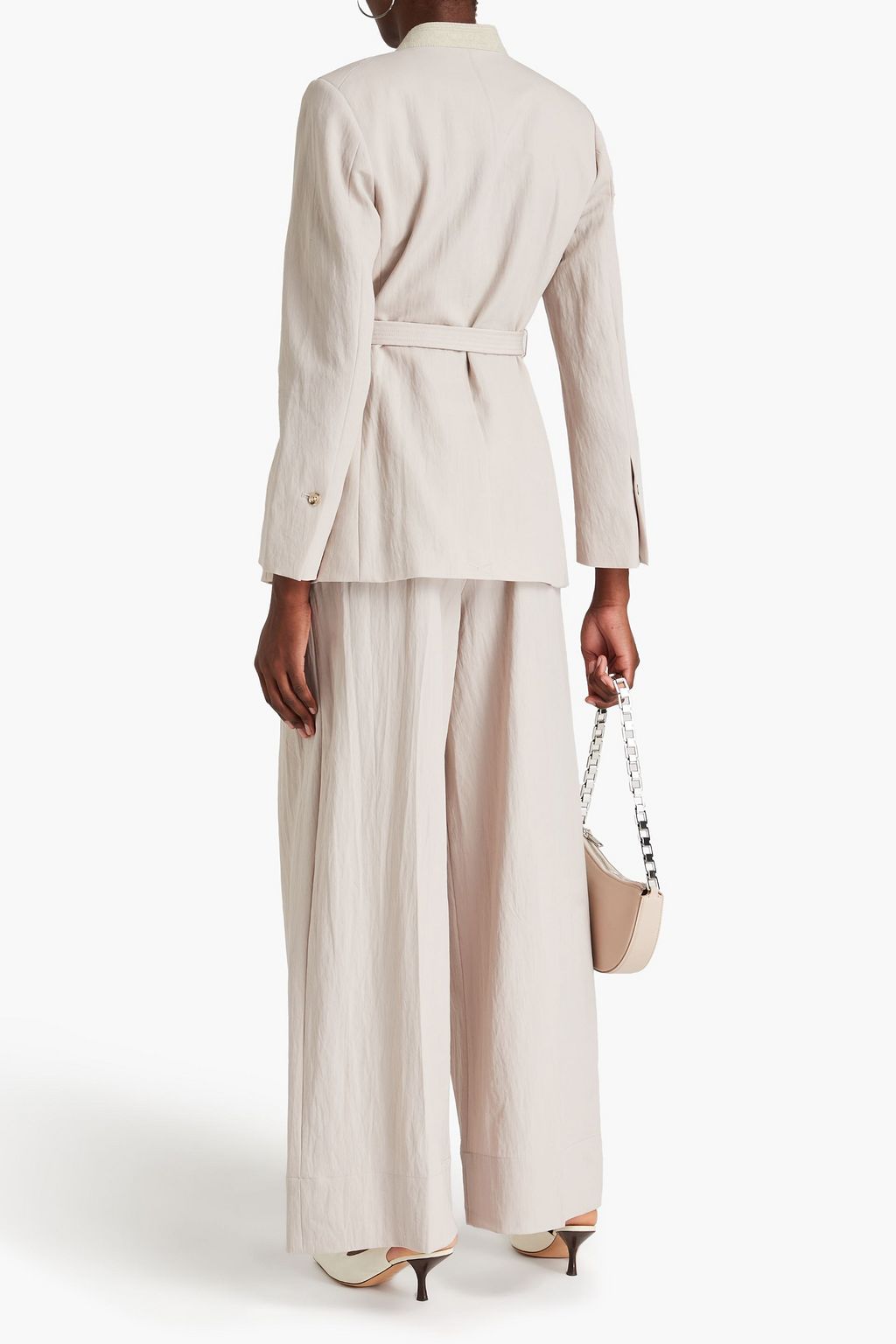3.1 PHILLIP LIM بليزر من التويل المصنوع من مزيج الصوف