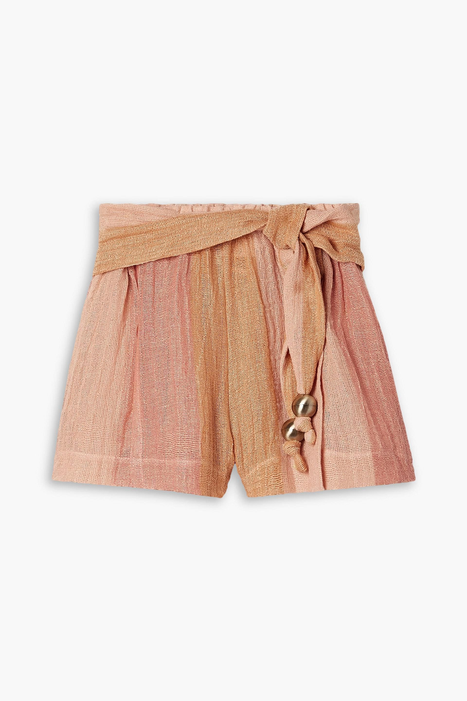 Lisa Marie Fernandez Farrah Shorts In Peach