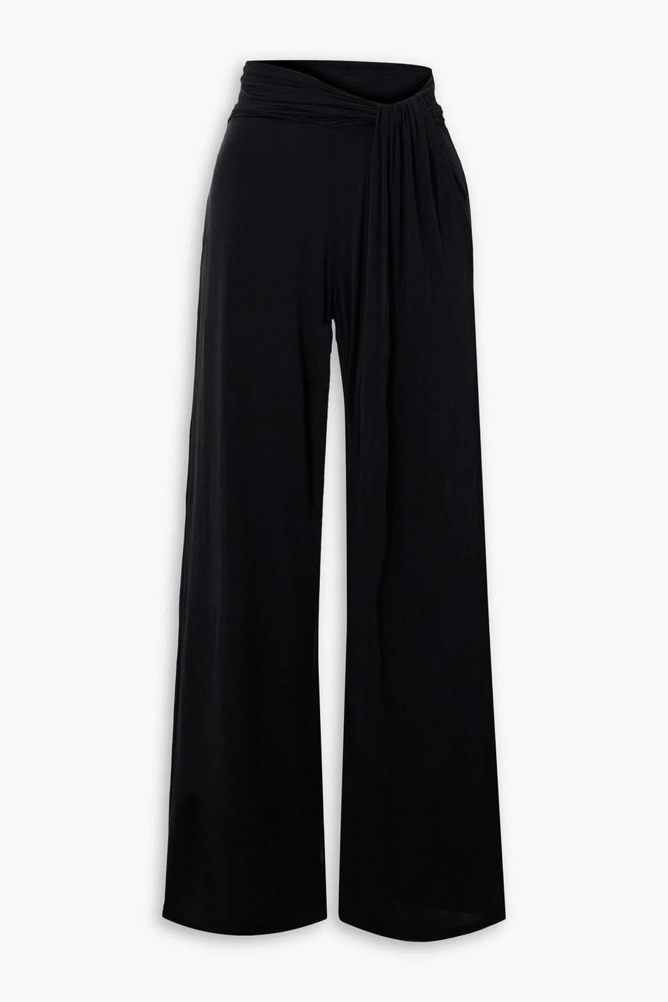 Gauge81 Loutro Stretch-jersey Straight-leg Trousers In Black