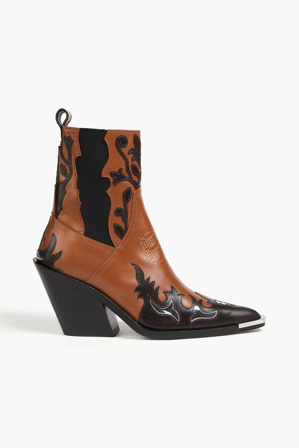 Paco Rabanne Laser-cut leather cowboy boots Smart Closet