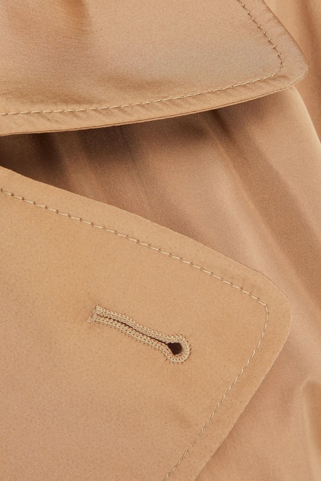 ALBERTA FERRETTI معطف واقٍ من المطر من قماش عازل وبصفين من الأزرار