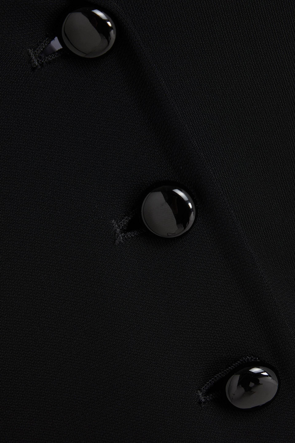 Alberta Ferretti Alberta Ferreti Black Crepe Blazer In Black