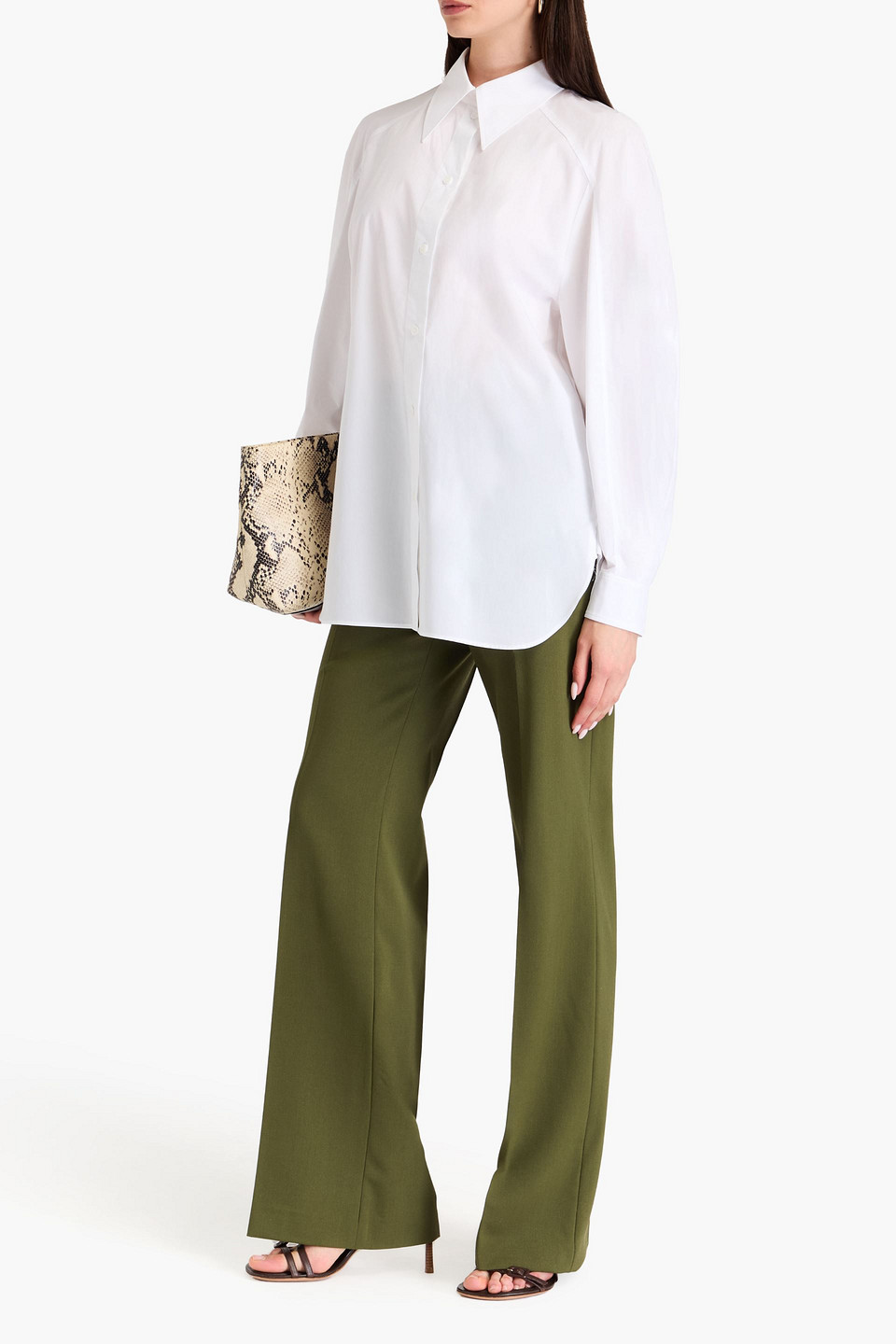 Alberta Ferretti Shirt Woman Color White In White