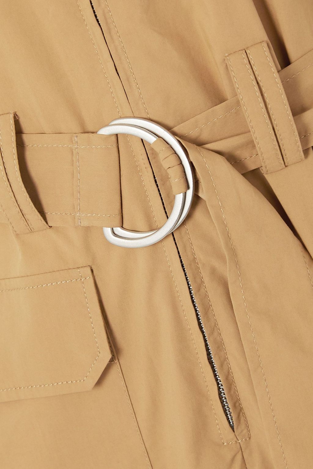 3.1 PHILLIP LIM Belted cotton-blend poplin jumpsuit