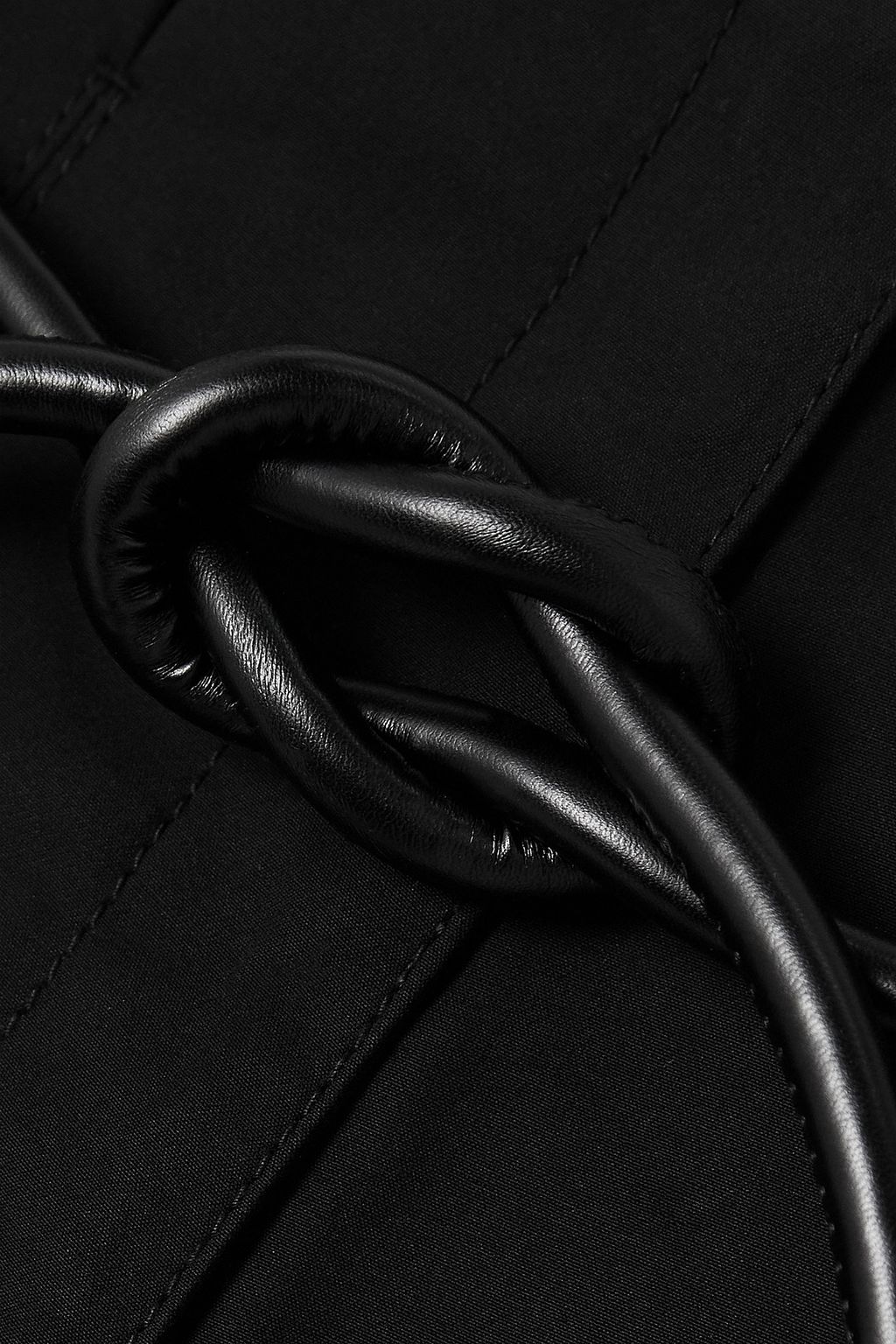 3.1 PHILLIP LIM تنورة متوسطة الطول مصنوعة من قطن بوبلين ومزينة بكسرات