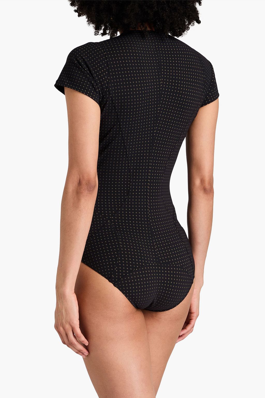 LISA MARIE FERNANDEZ Farrah polka-dot bonded swimsuit