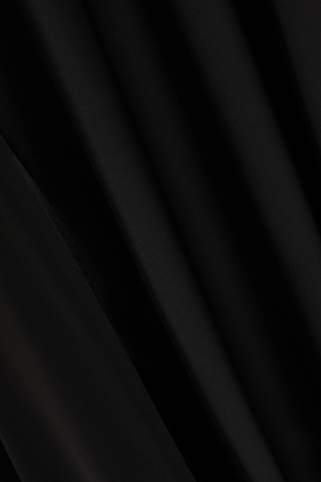 ALBERTA FERRETTI Satin-crepe maxi skirt