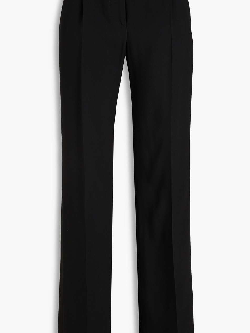 crepe straight-leg pants