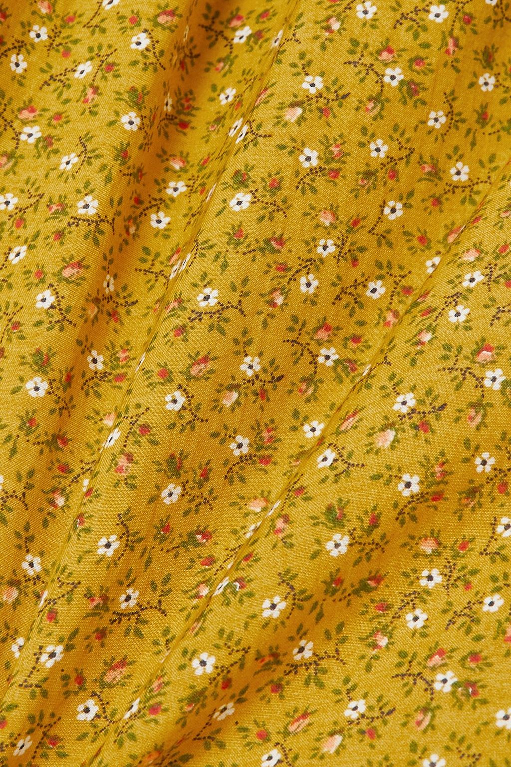 DÔEN Rose floral-print cotton-blend blouse