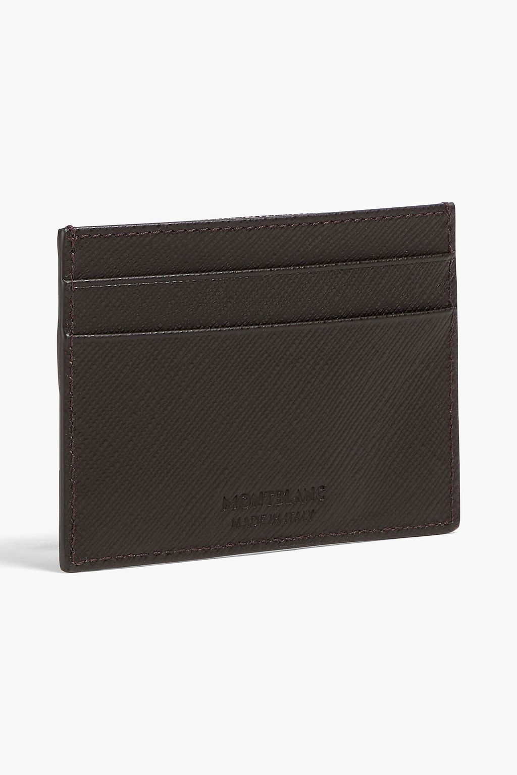 MONTBLANC Sartorial printed textured-leather cardholder