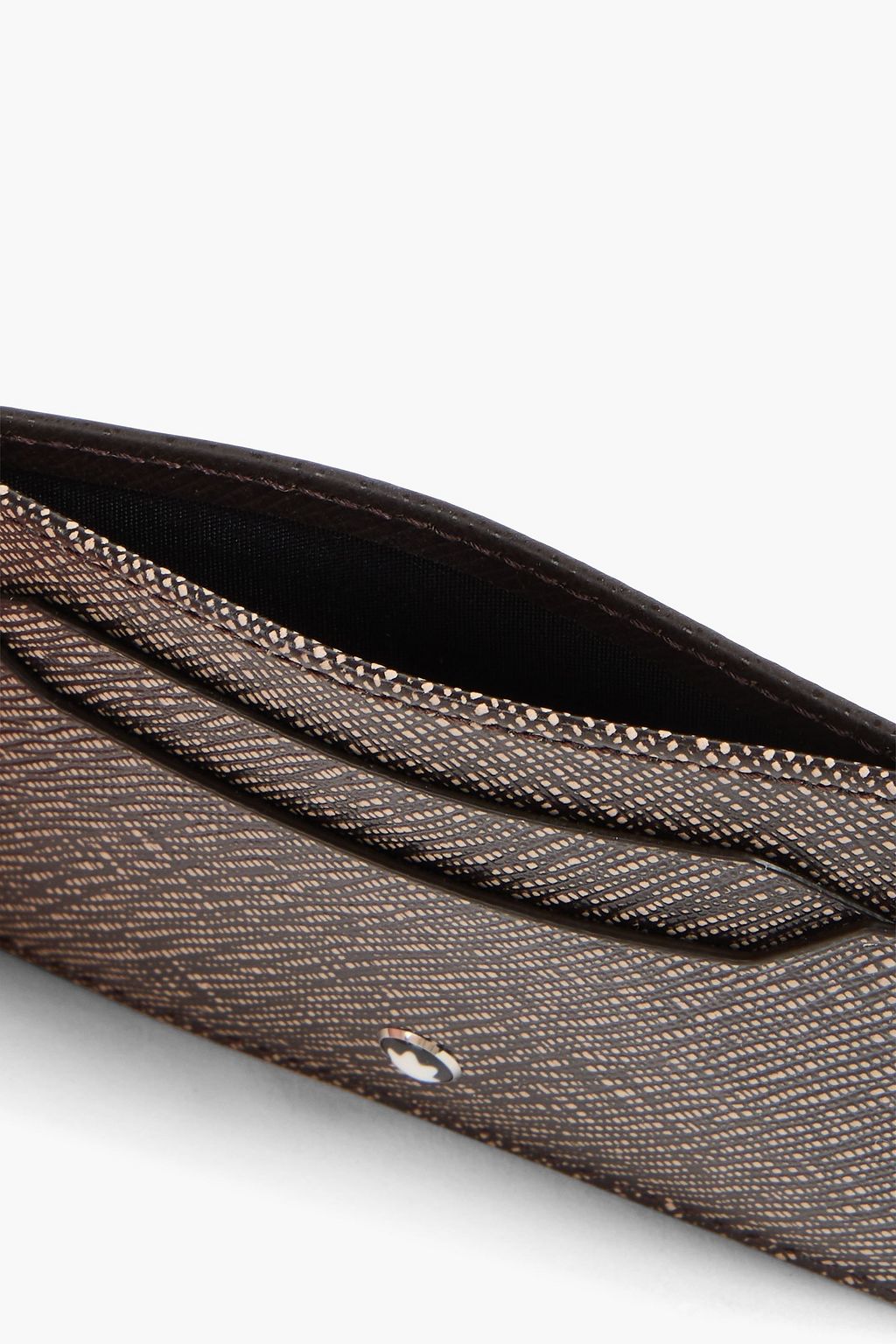 MONTBLANC Sartorial printed textured-leather cardholder