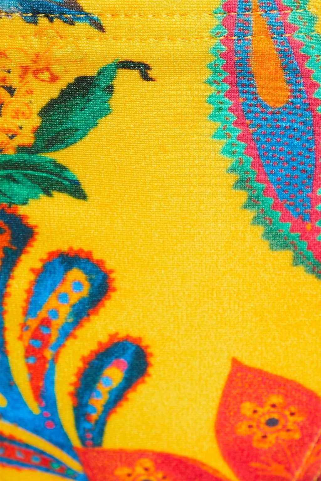 ZIMMERMANN Triangel-Bikini mit floralem Print und Rüschen
