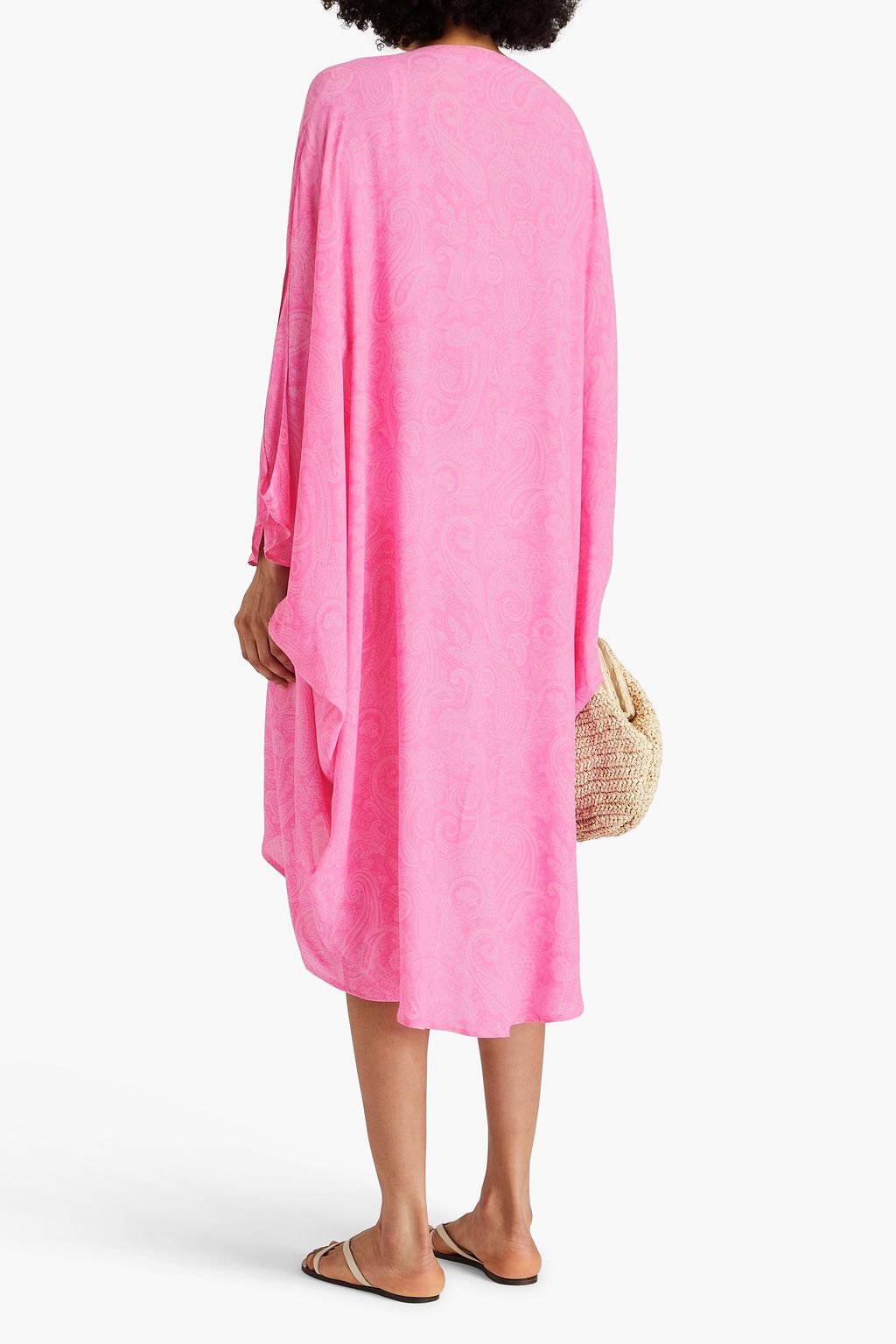 【ETRO】paisley-print crepe de chine kaftan ETRO Paisley-print crepe de chine kaftan | THE OUTNET