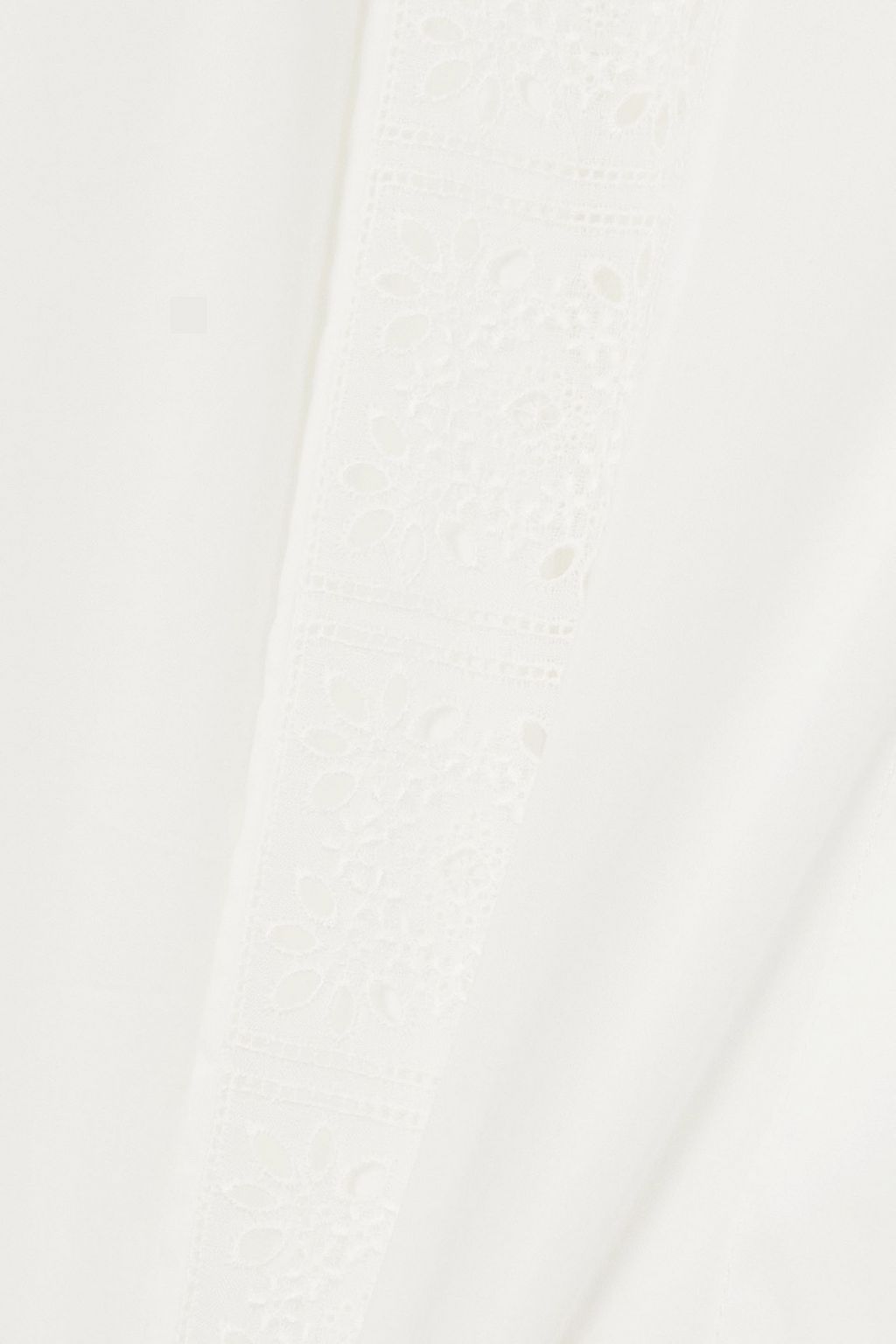 MATTEAU Broderie anglaise cotton-poplin shirt
