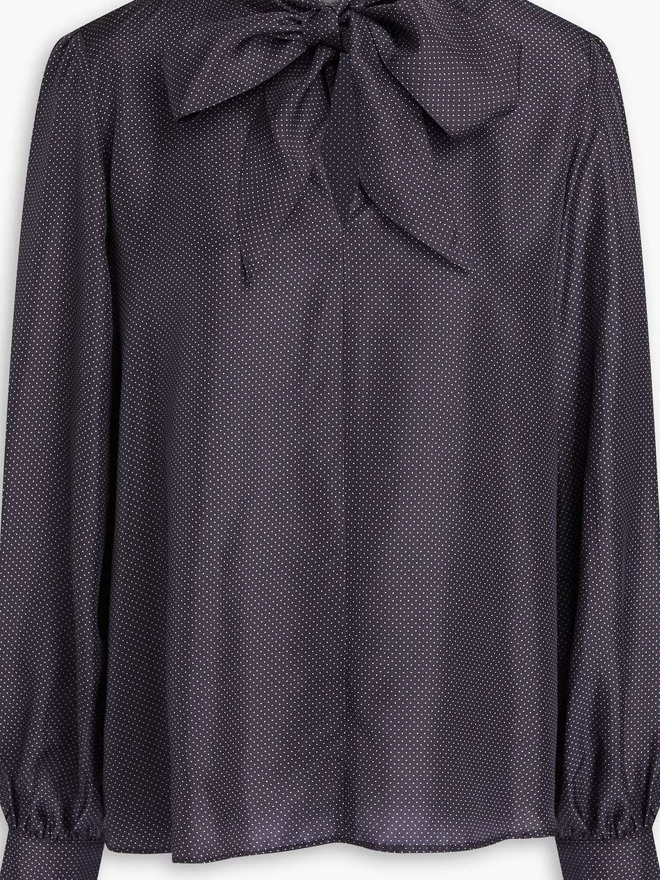 sibylle polka-dot silk blouse