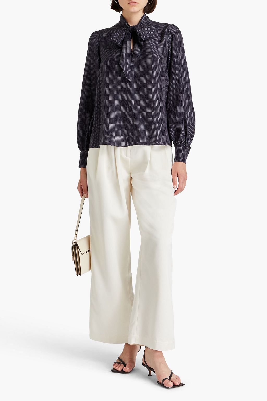 OFFICINE GÉNÉRALE Sibylle polka-dot silk blouse