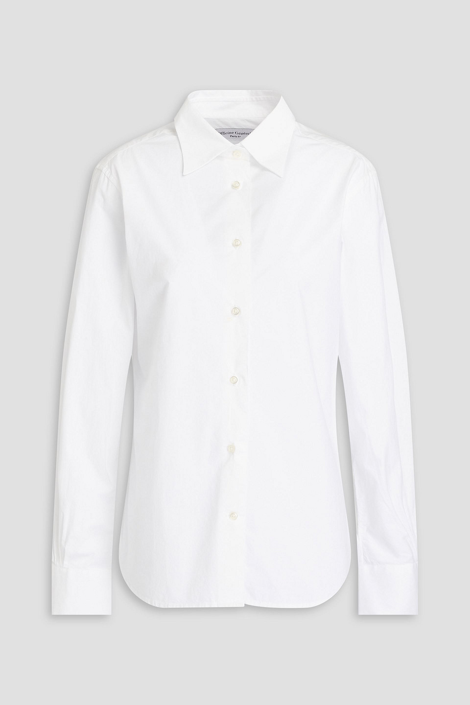 Officine Generale Colombe Cotton-poplin Shirt In White