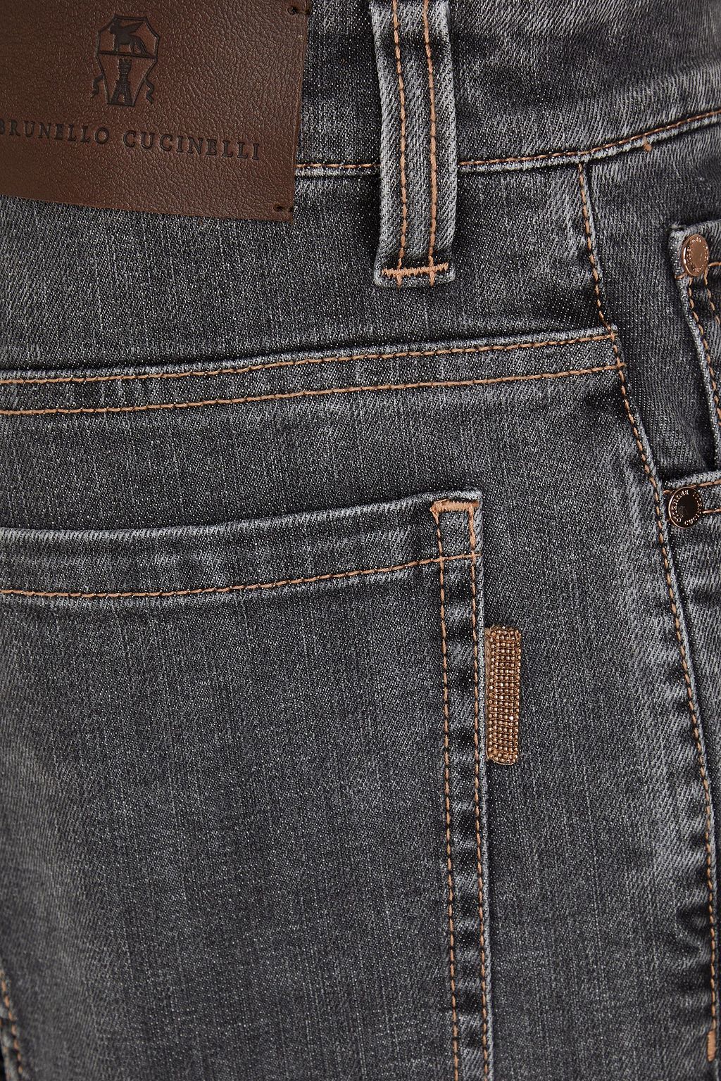 BRUNELLO CUCINELLI 하이라이즈 부츠컷 진