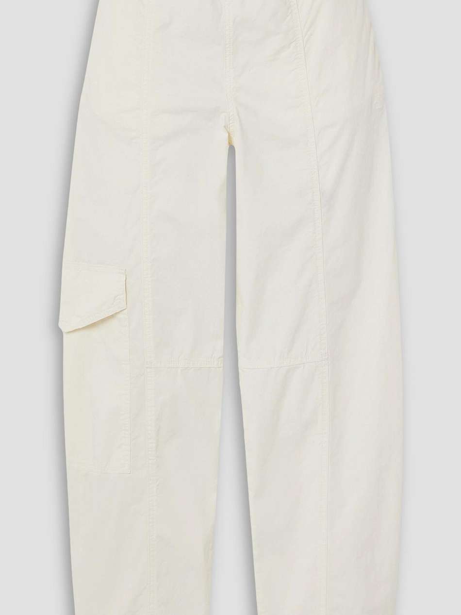 cotton-blend straight-leg cargo pants