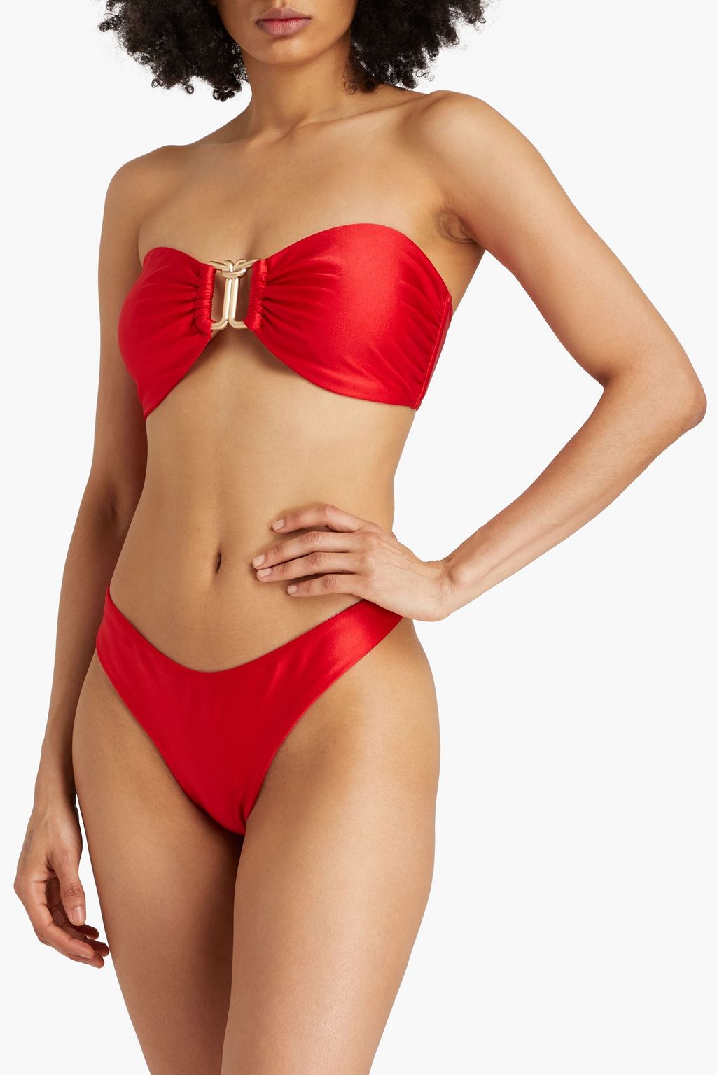 ZIMMERMANN Embellished bandeau bikini