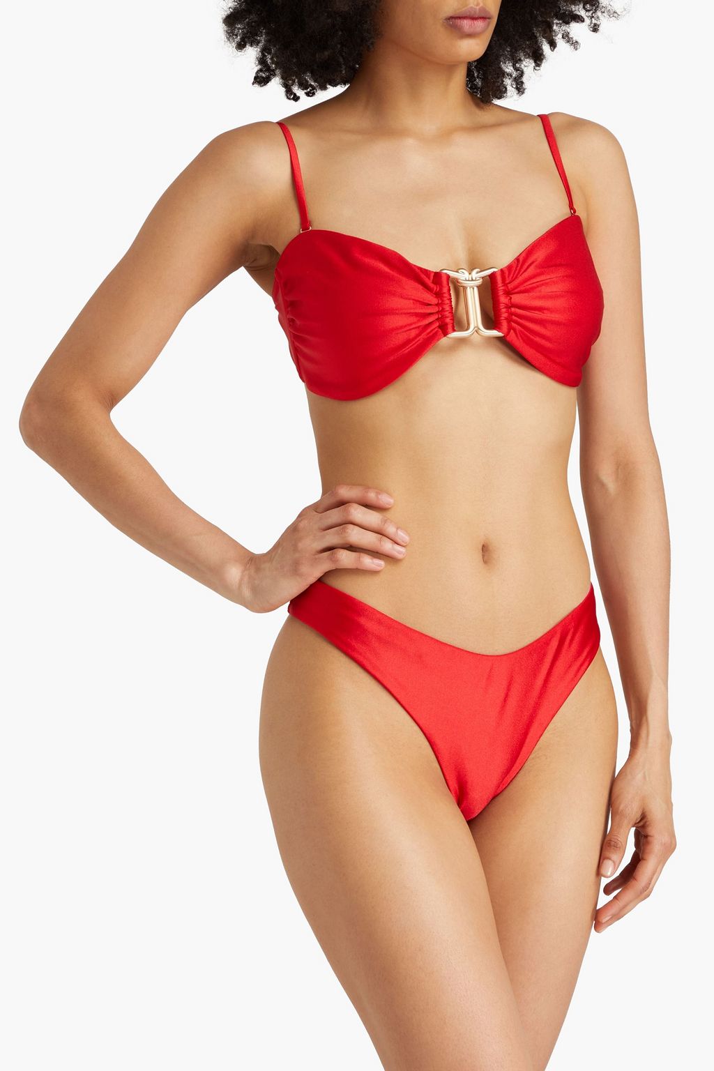 ZIMMERMANN Embellished bandeau bikini