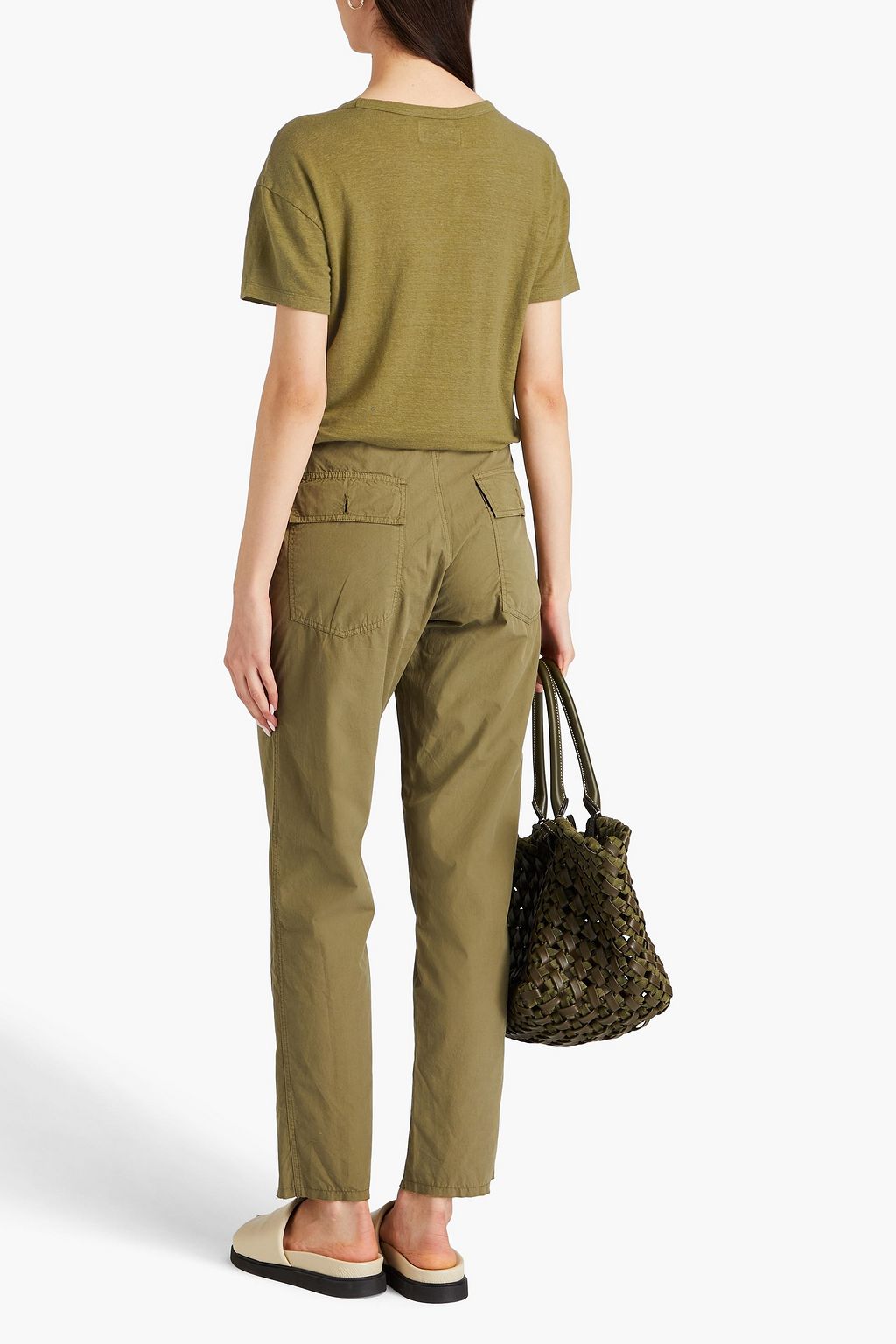 OFFICINE GÉNÉRALE Lara linen-blend jersey T-shirt