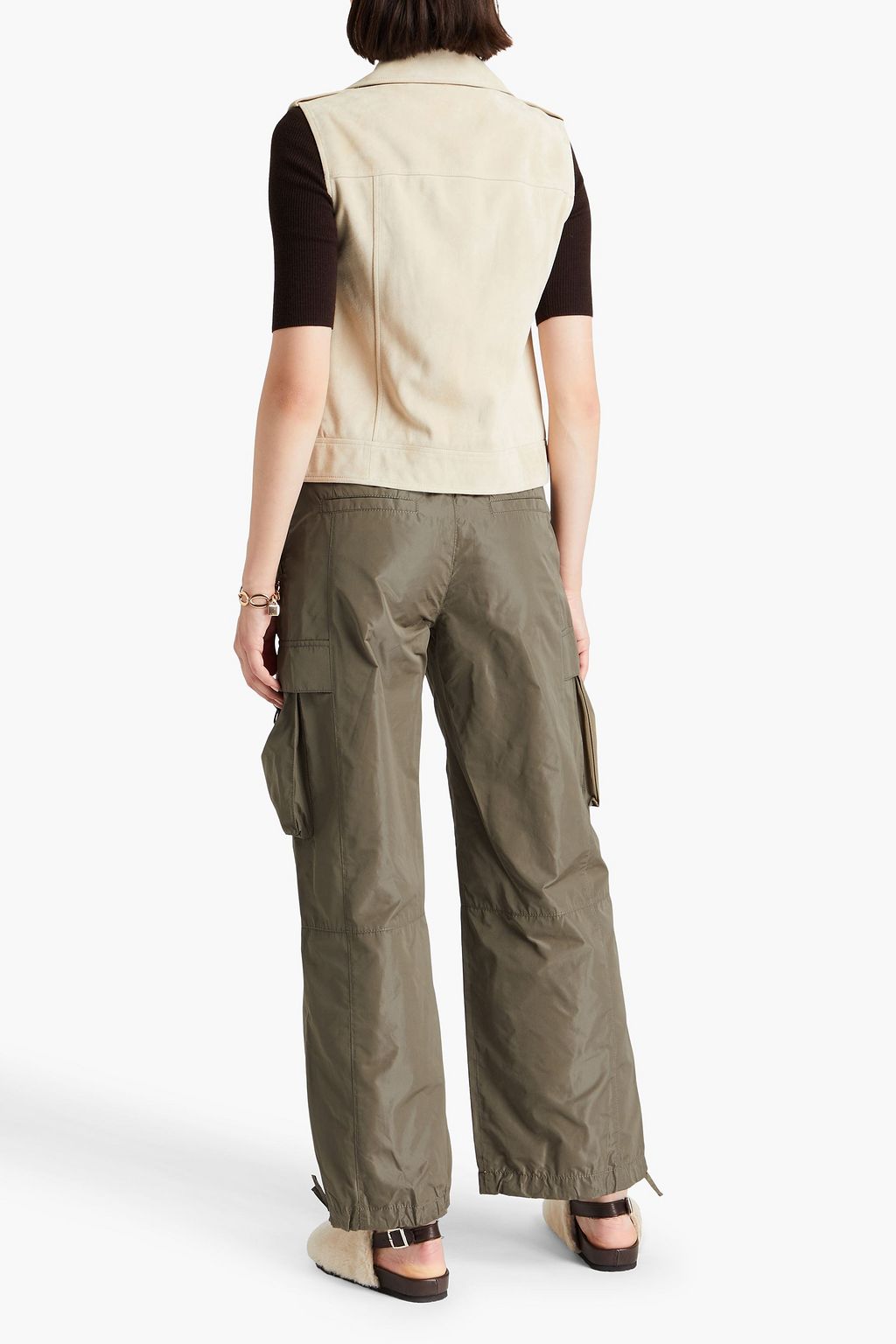 BRUNELLO CUCINELLI 쉘 카고 팬츠