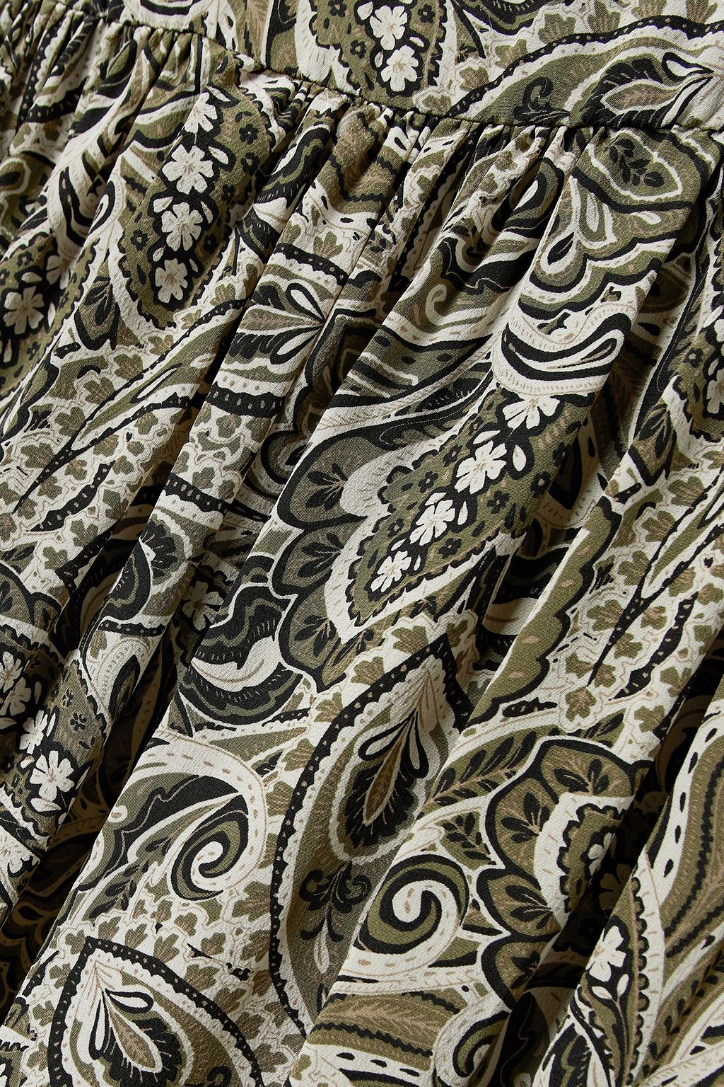 MATTEAU Paisley-print silk crepe de chine halterneck maxi dress