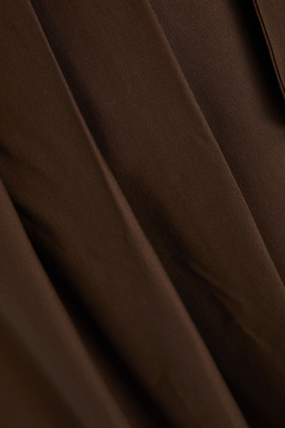 Officine Generale Calie Wool-tweed Midi Wrap Skirt In Chocolate