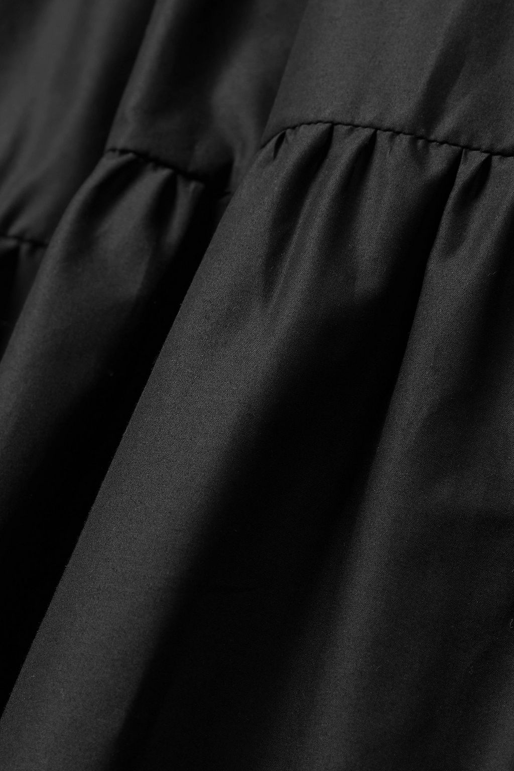 MATTEAU Tiered cotton-poplin maxi dress
