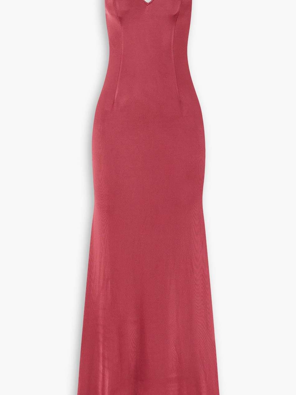 high sea open-back stretch-jersey maxi dress