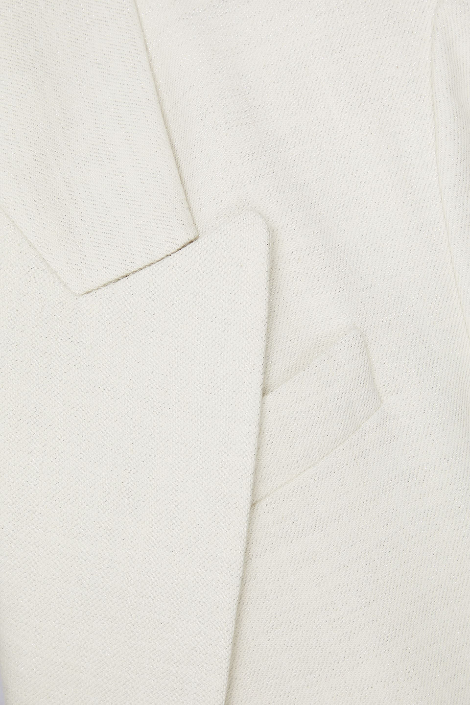 Brunello Cucinelli Double-breasted Blazer In Ivory