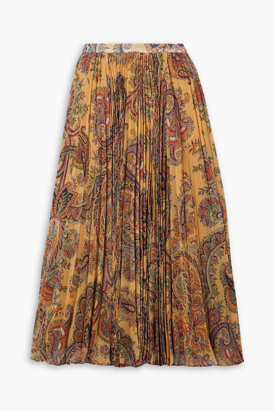Etro Woman Midi Skirt Sand Size 10 Polyester In Sand
