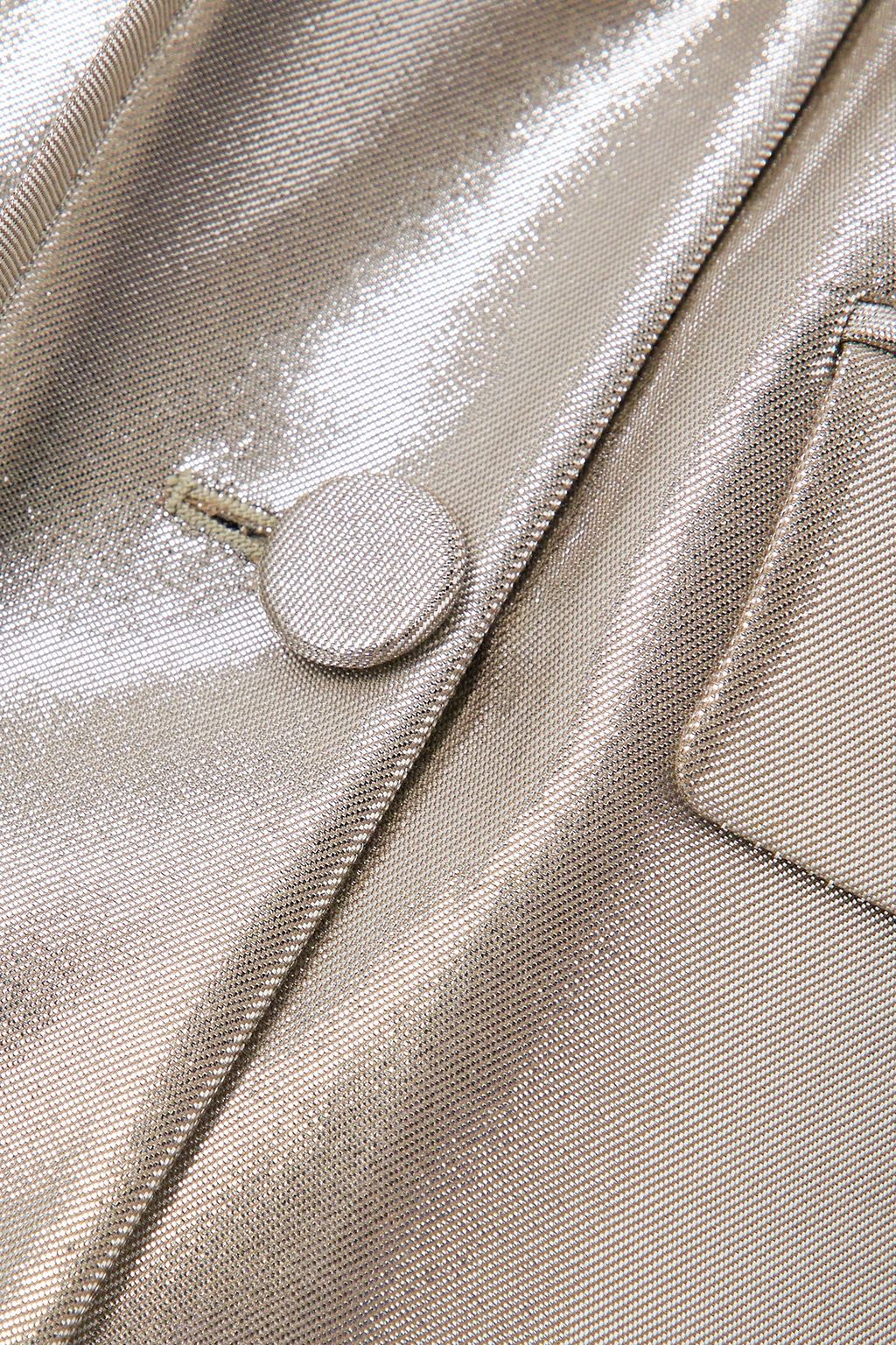 ALTUZARRA Hattson metallic double-breasted satin blazer
