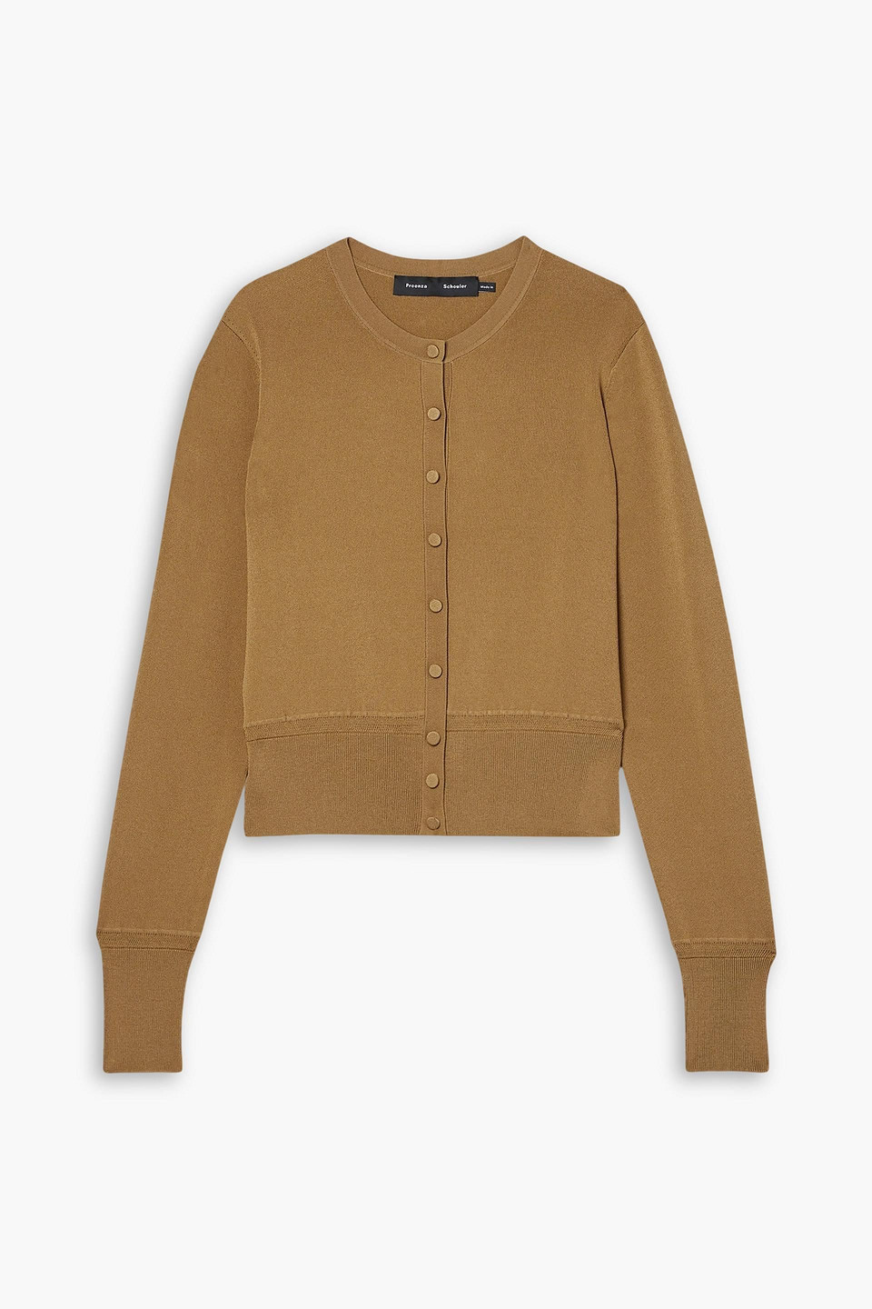 Proenza Schouler Knitted Cardigan In Mustard
