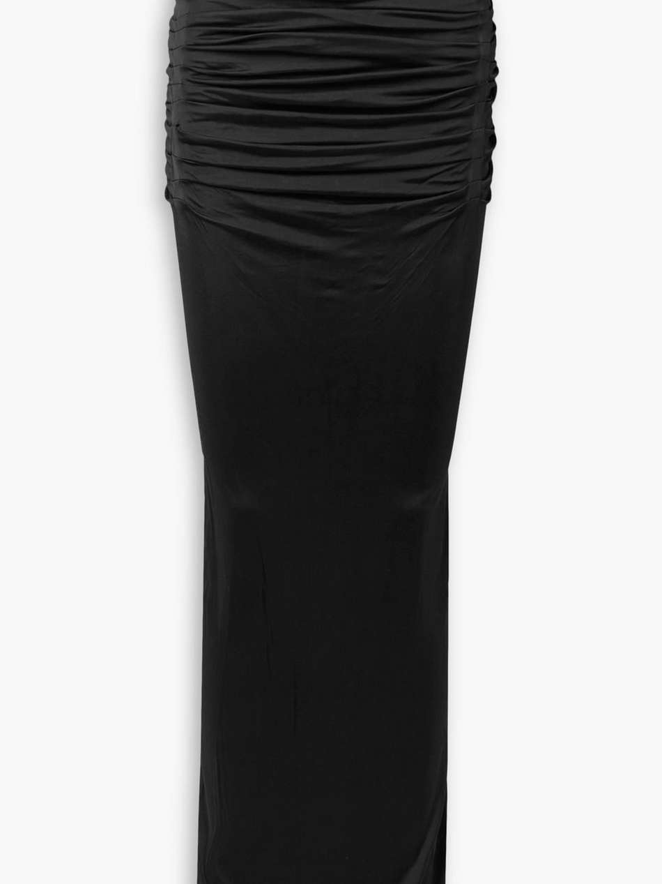 belem ruched jersey maxi skirt
