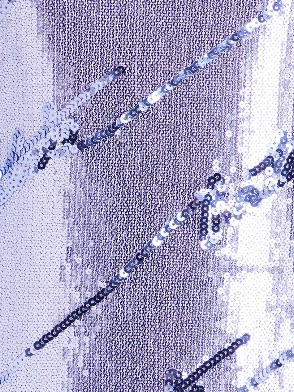 sequined stretch-mesh mini dress