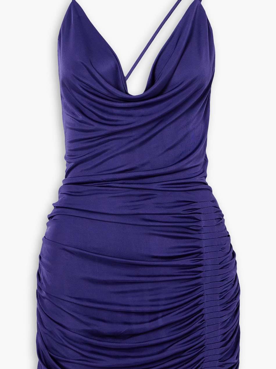 adana ruched jersey mini dress