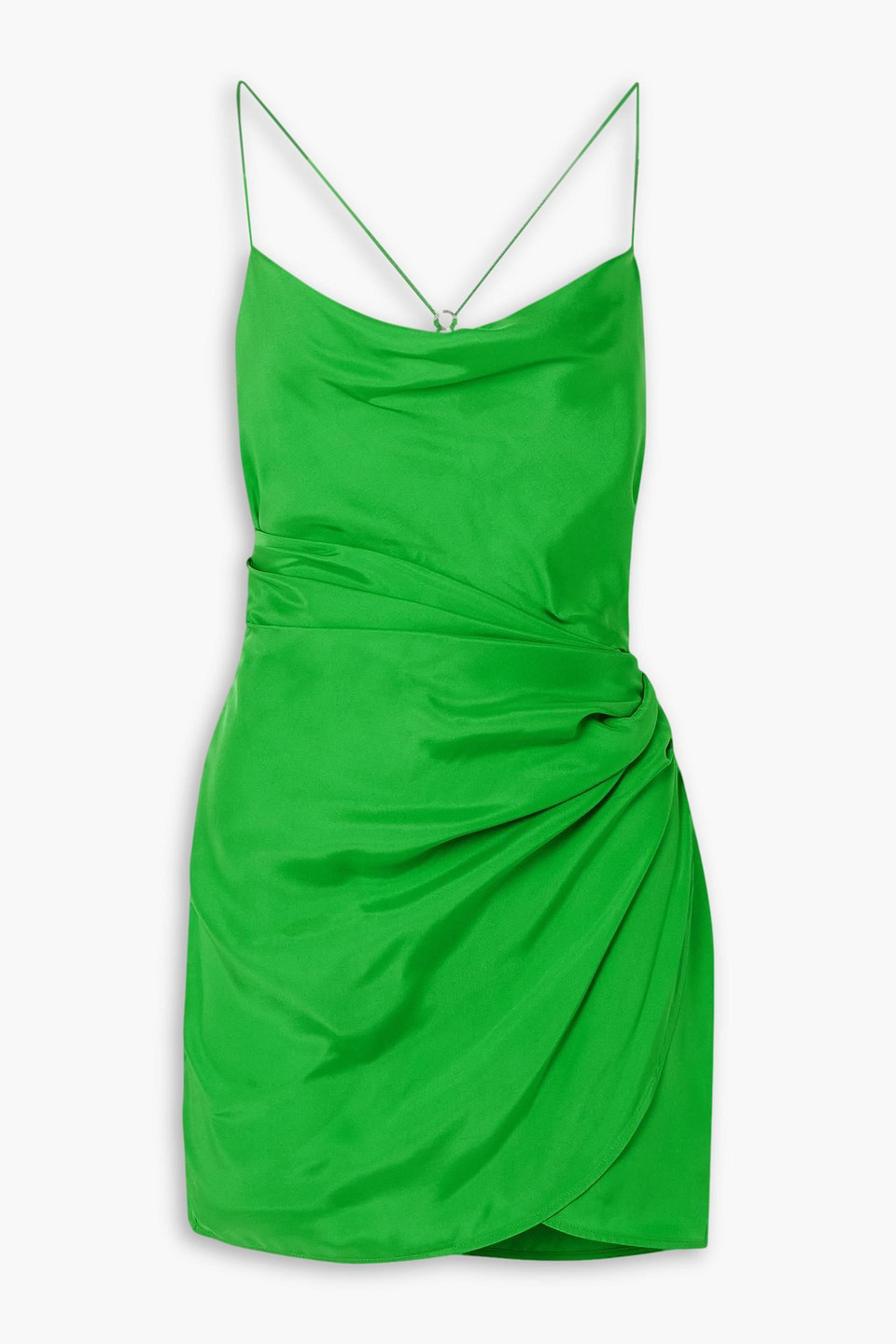 Gauge81 Silk Dress In Green
