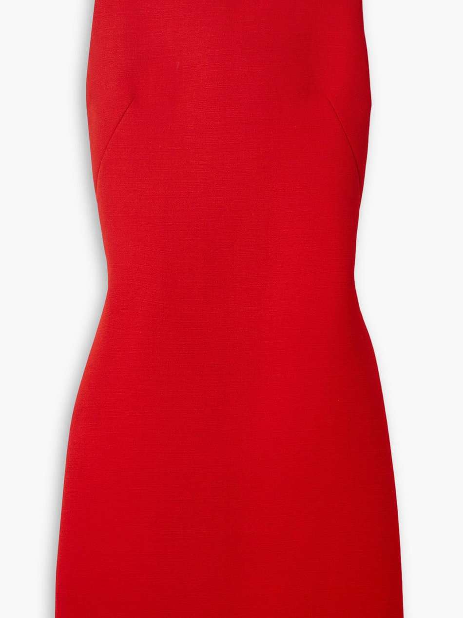 wool-blend mini dress
