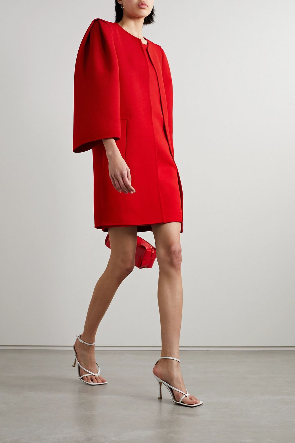 AKRIS Wool-blend mini dress