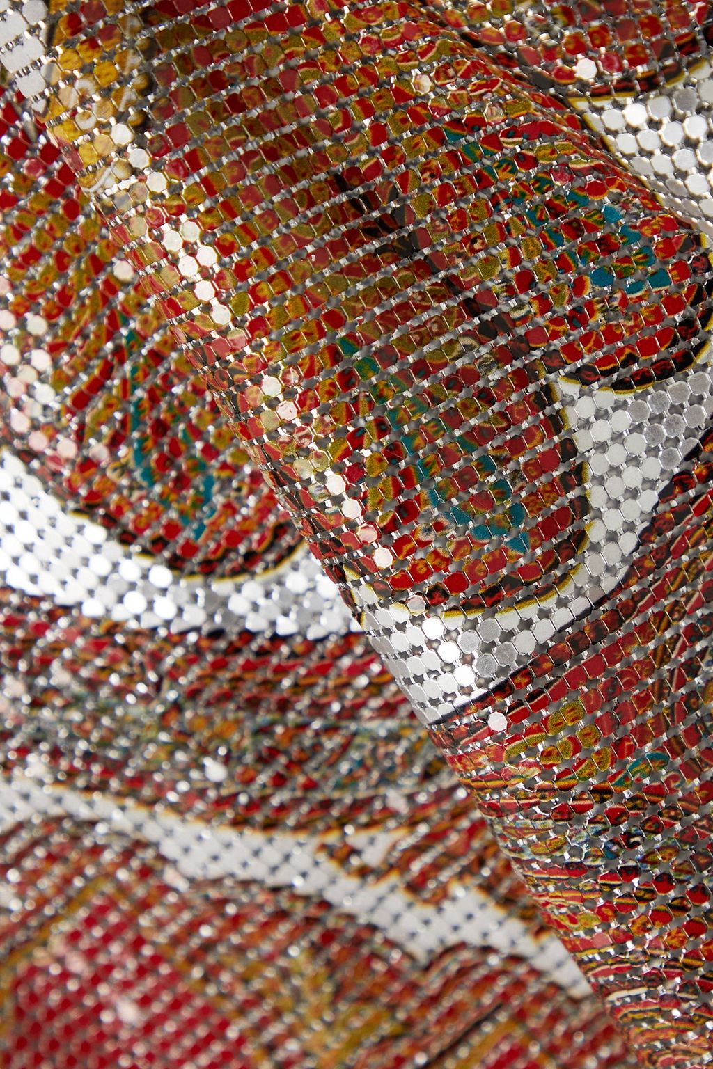 ETRO Pasadena paisley-print chainmail tank