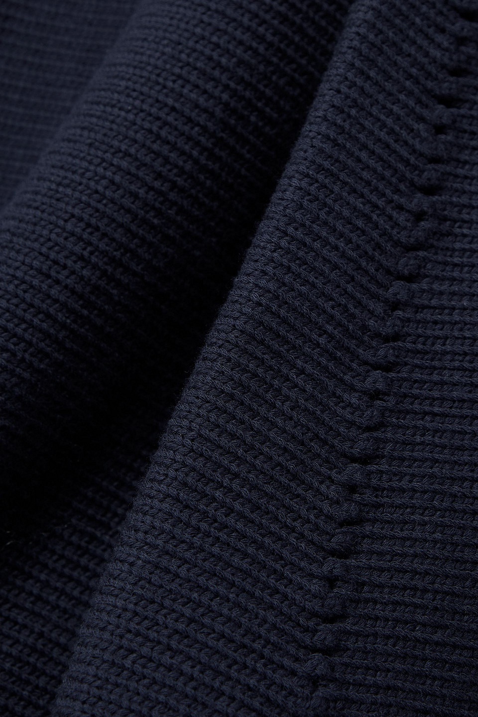 Altuzarra Mapp Pleated Ribbed Cotton-blend Mini Skirt In Navy