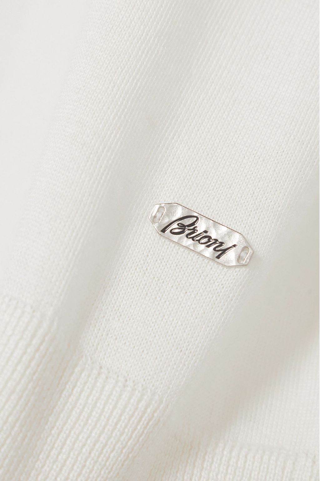 BRIONI Cashmere and silk-blend turtleneck sweater