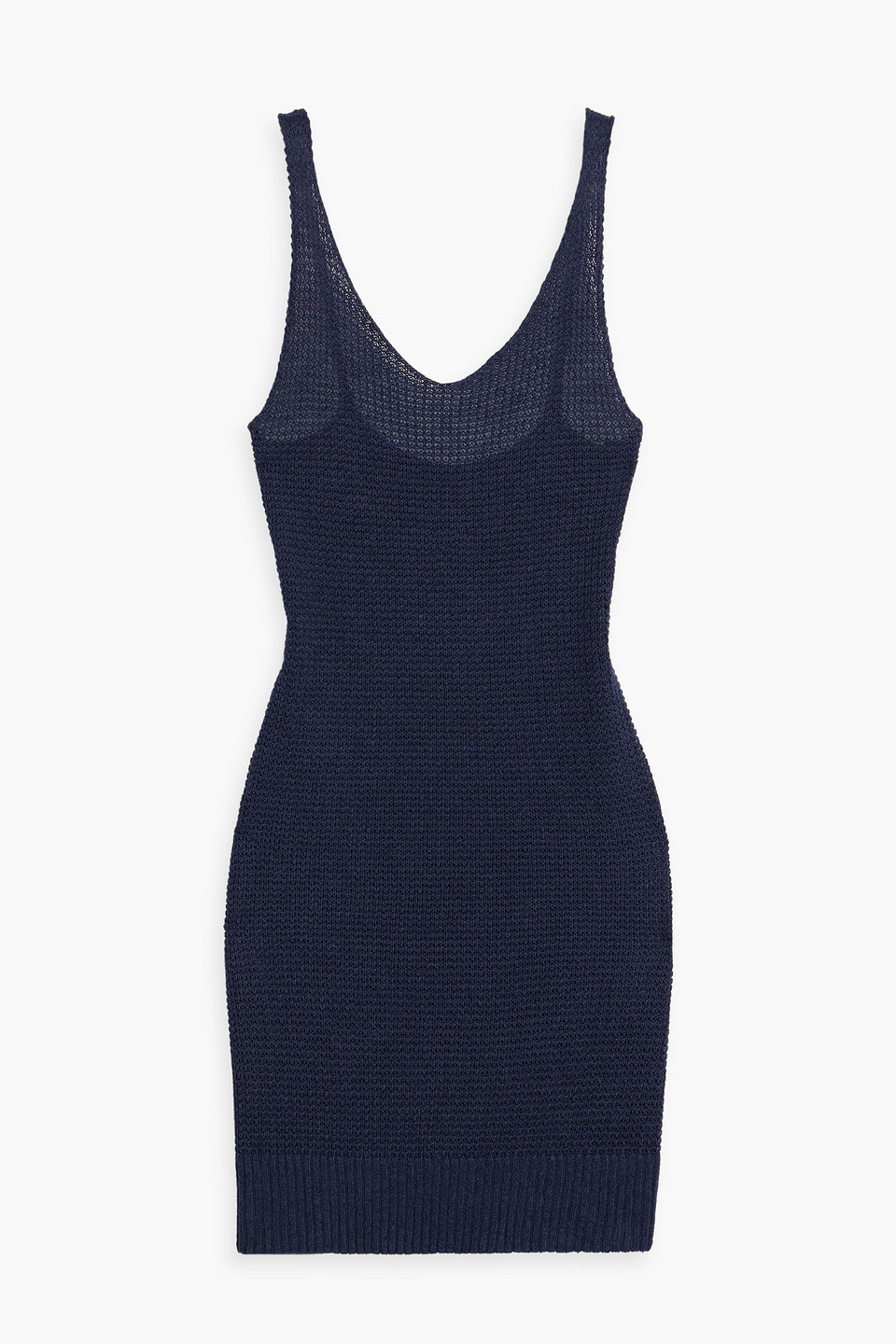 Onia Linen Mini Dress In Navy