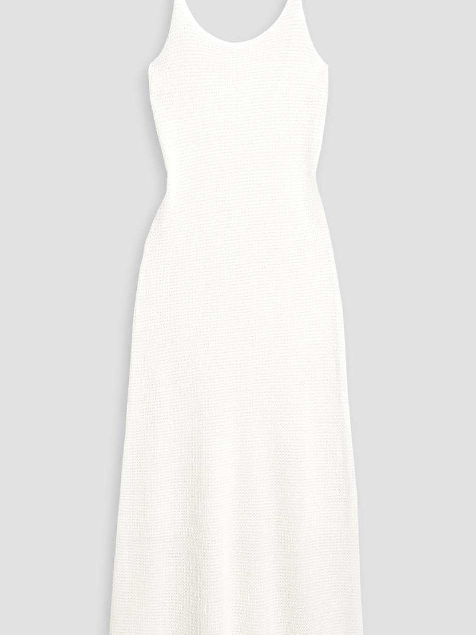 linen midi dress