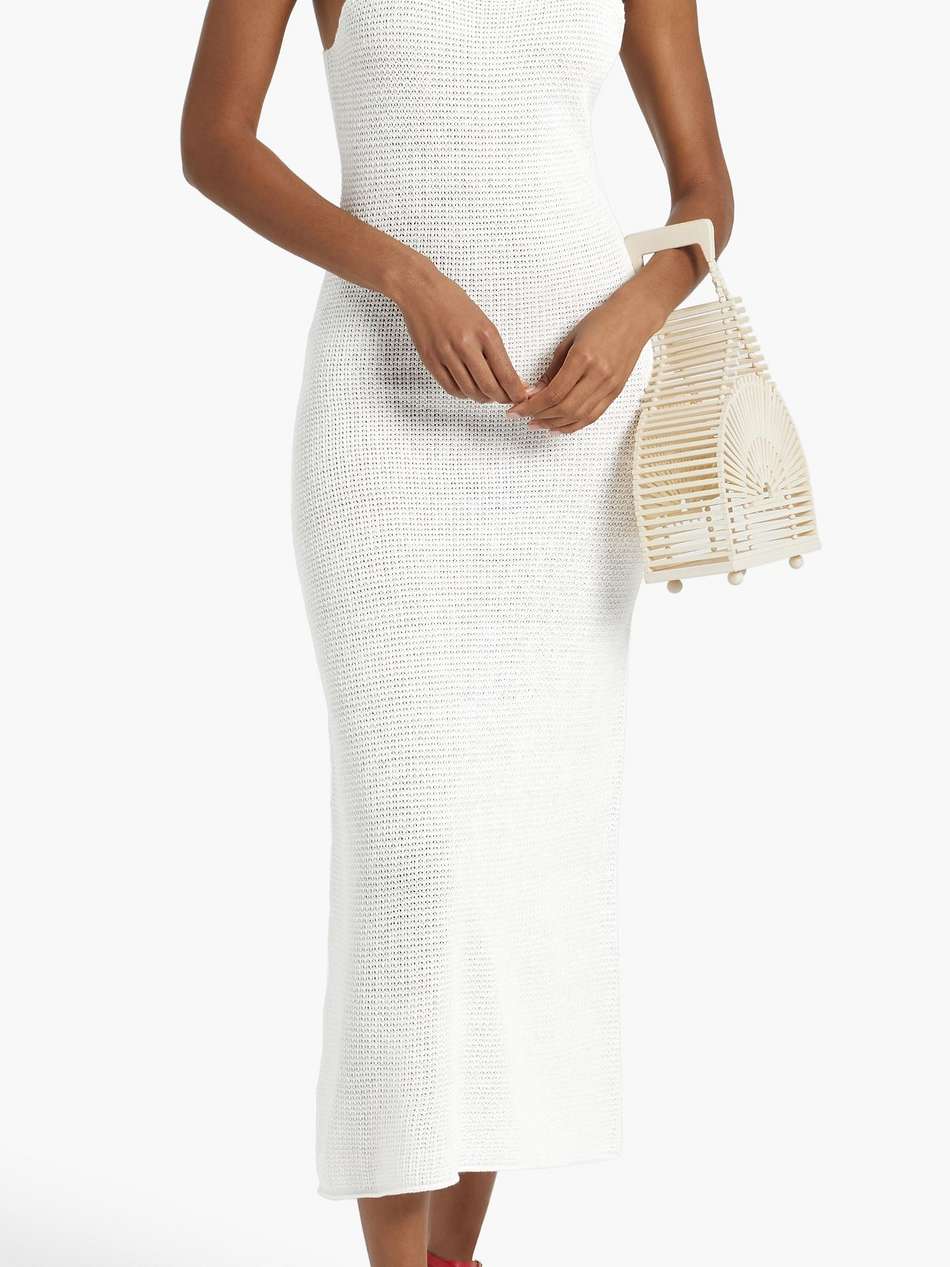 linen midi dress